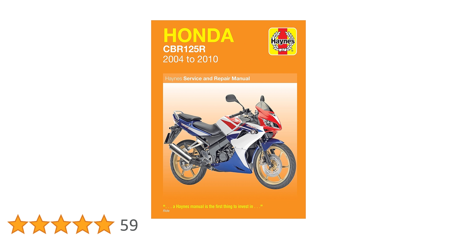 Honda Cbr125 Service and Repair Manual, 04-10. Matthew
